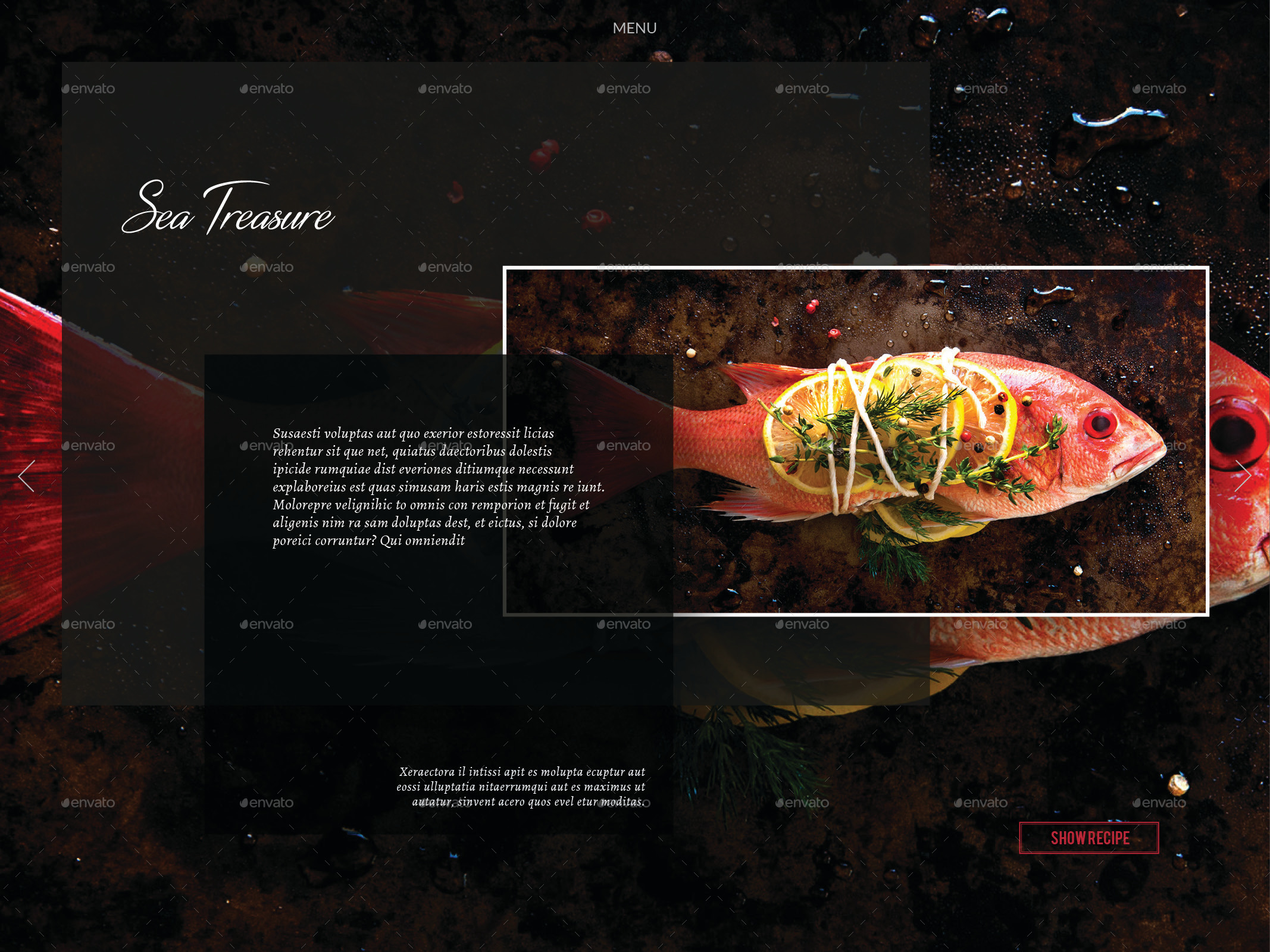 Interactive CookBook or Restaurant Menu, ePublishing GraphicRiver